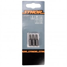 65495 STHOR Set 3 biti profil Torx T25, prindere h..